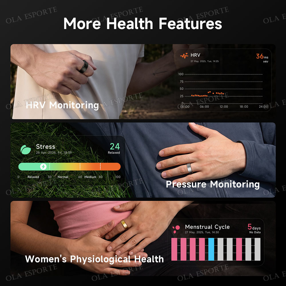 2026년형 신형 스마트 링: 충전 케이스 포함, 심박 - Blood Pressure Monitor 리뷰 및 가격